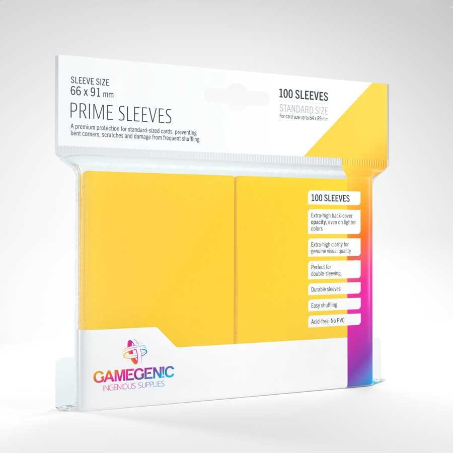 UNIT Gamegenic Prime Sleeves Yellow (100 ct.) 4251715402238