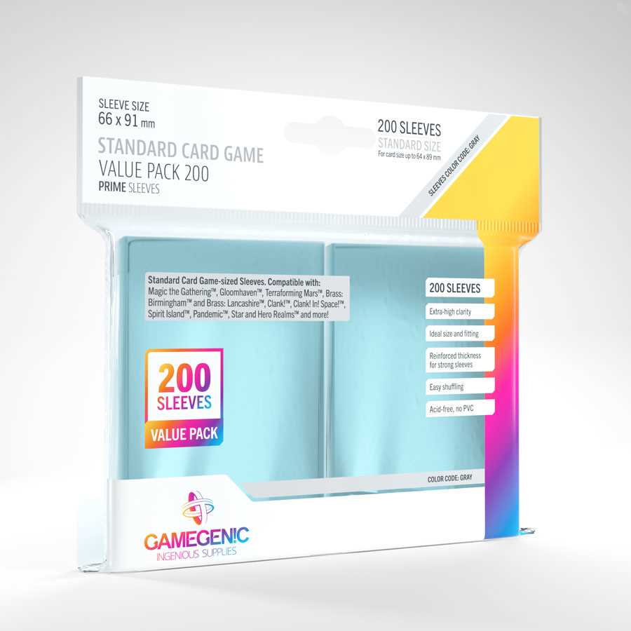 UNIT Gamegenic Value Pack Standard Sleeves (200 ct.) 4251715407592