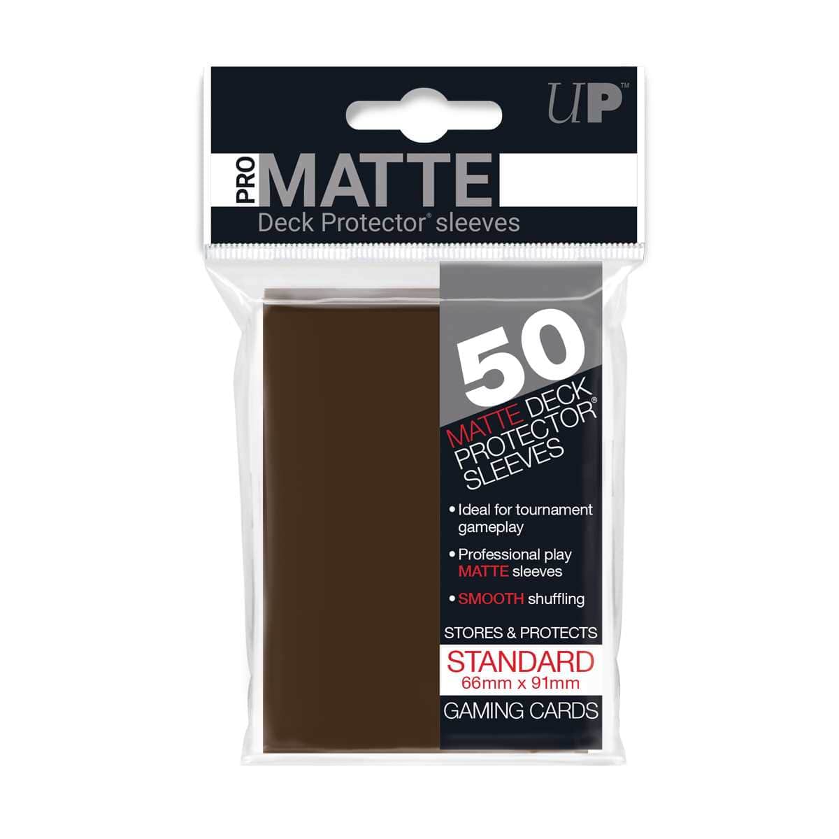 UNIT Pro Matte Deck Protectors (50ct) - Brown 74427841898