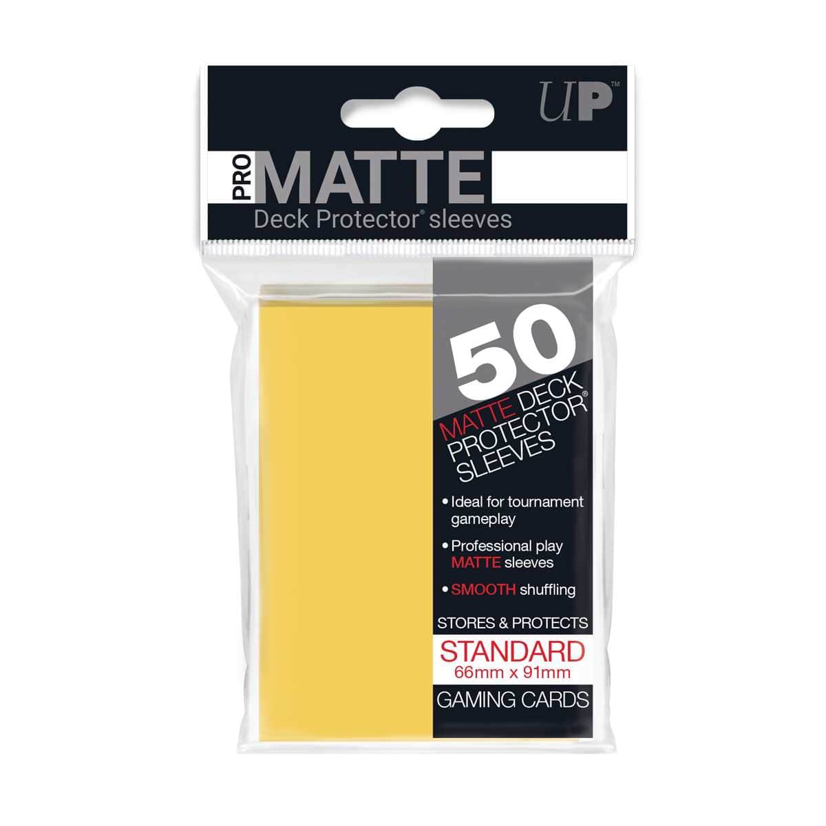 UNIT Pro Matte Deck Protectors (50ct) - Yellow 74427841867
