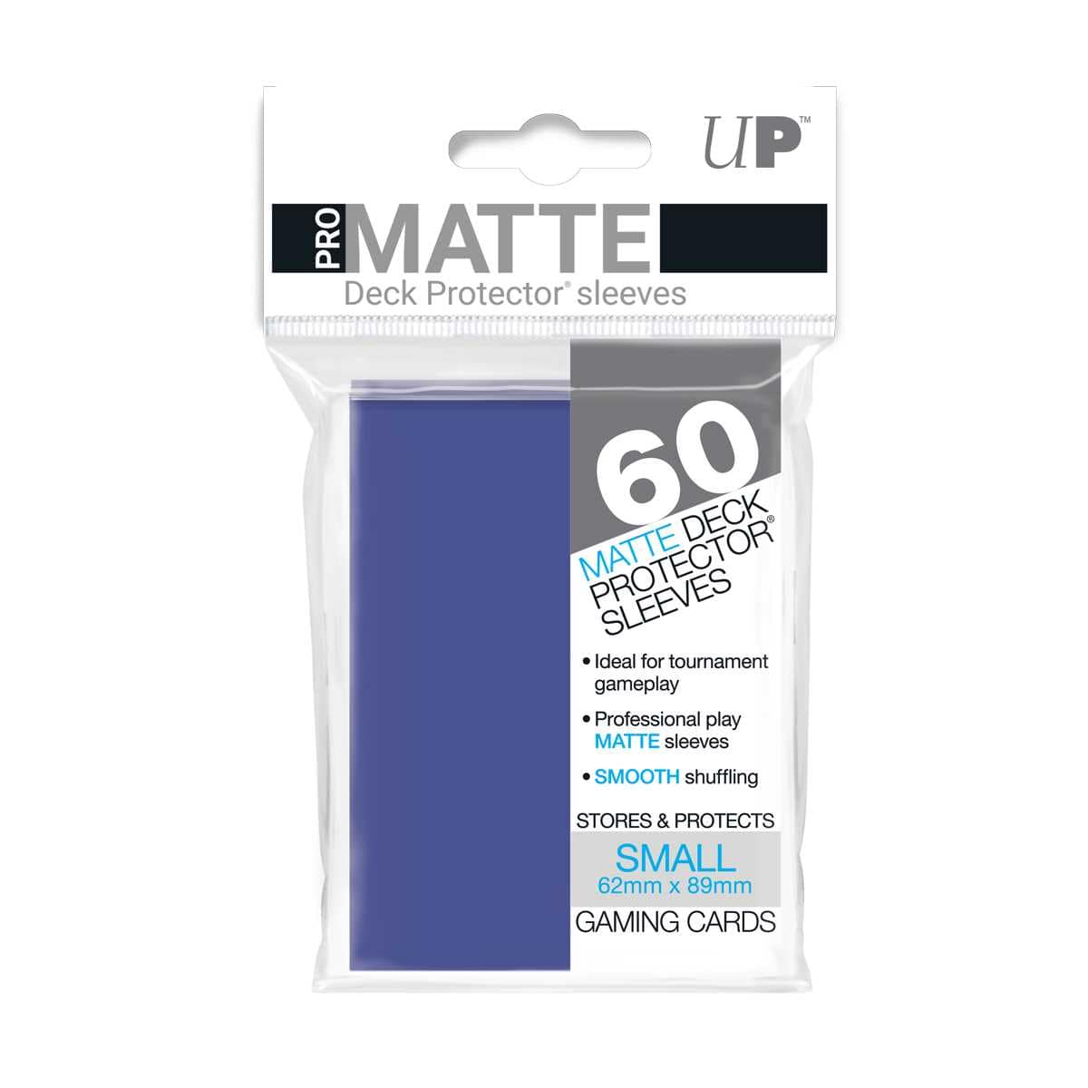 UNIT Pro Matte Small Deck Protectors (60 ct) - Blue 74427842642