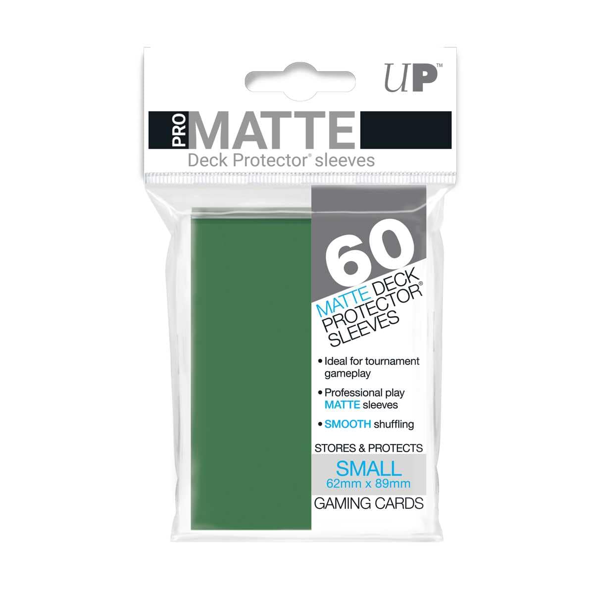 UNIT Pro Matte Small Deck Protectors (60 ct) - Green 74427842659