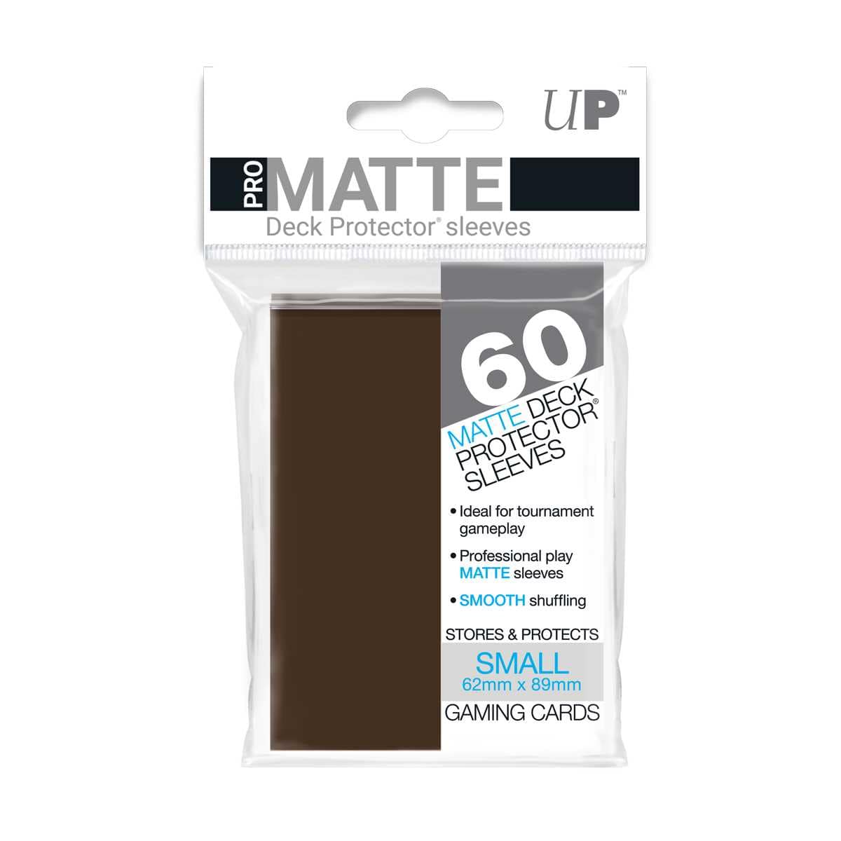 UNIT Pro Matte Small Deck Protectors (60 ct) - Light Brown 74427842710