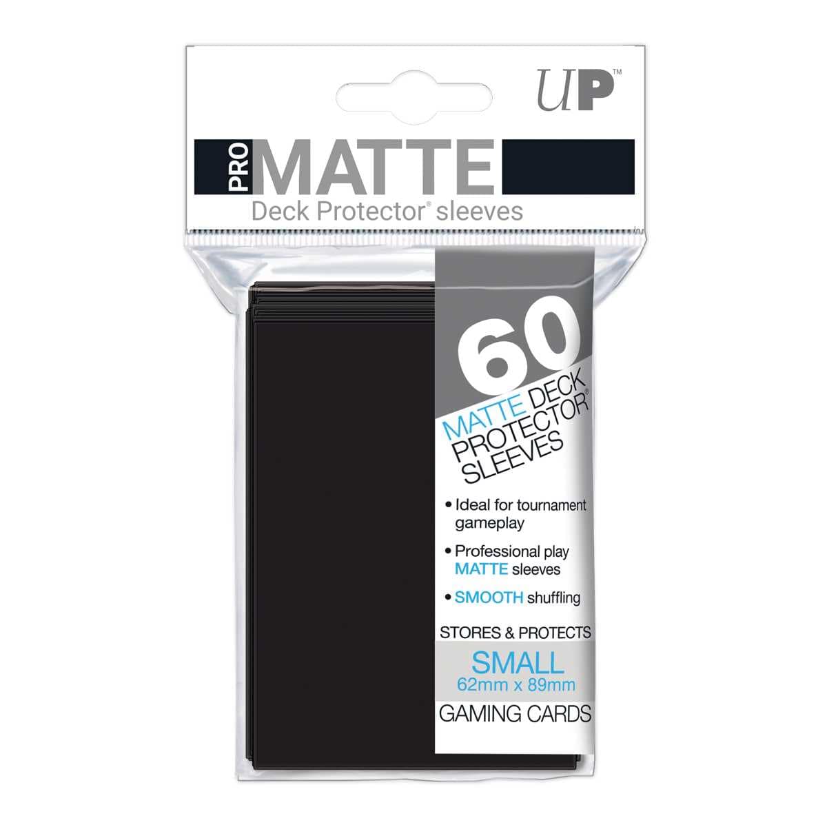 UNIT Pro Matte Small Deck Protectors (60ct) - Black 74427840211
