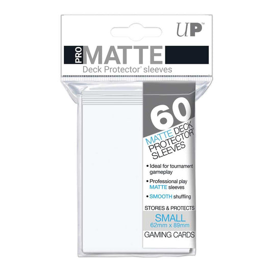 UNIT Pro Matte Small Deck Protectors (60ct) - White 74427840228