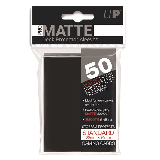 UNIT Pro Matte Standard Deck Protectors (50ct) - Black 74427827281