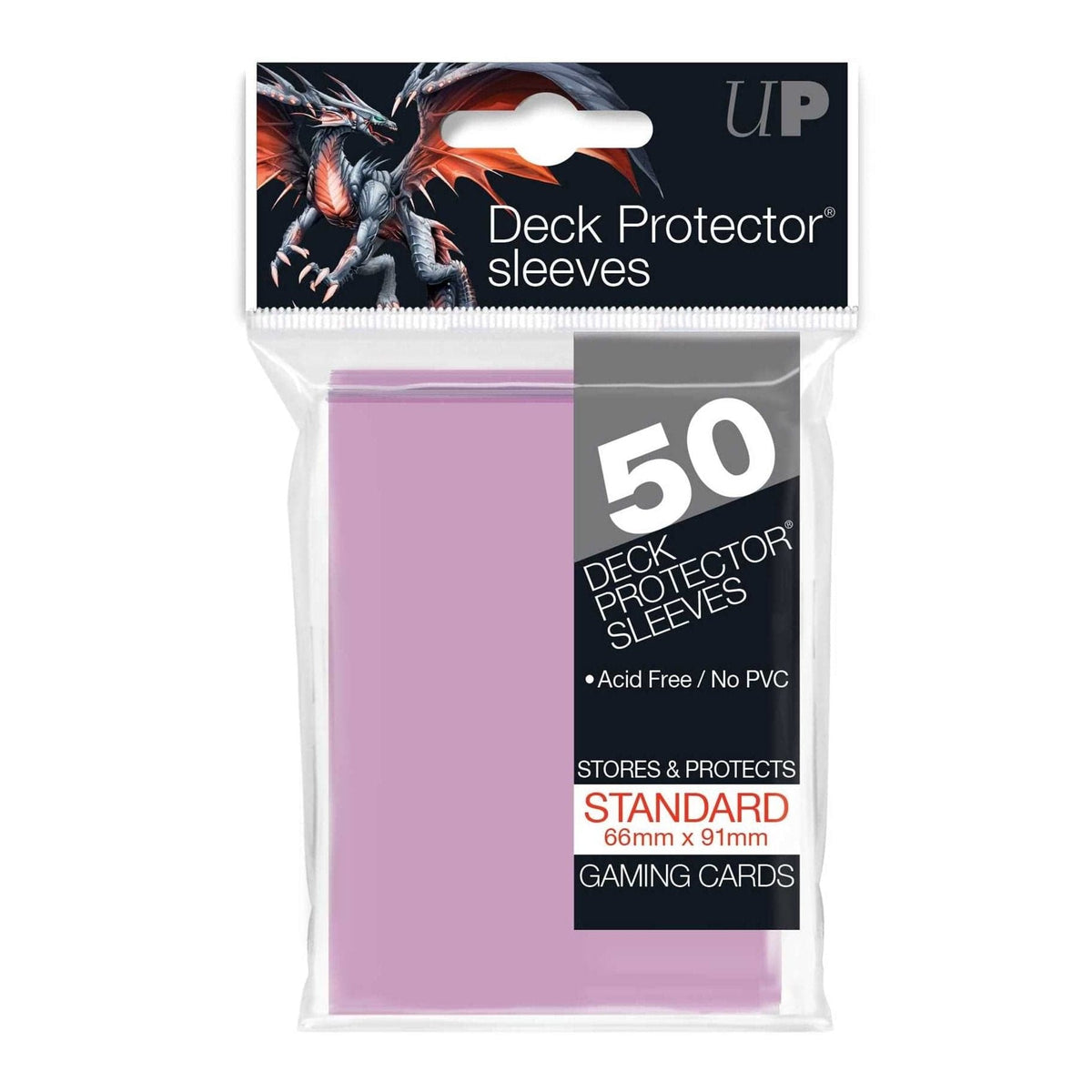 UNIT Standard Deck Protectors (50ct) - Bright Pink 74427152574