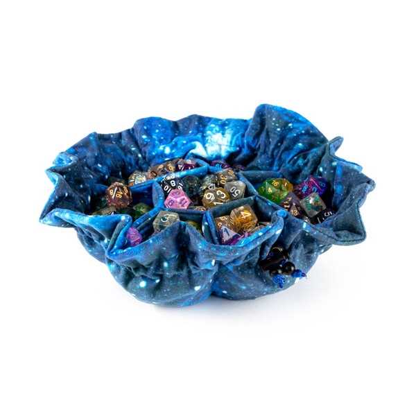 Velvet Compartment Dice Bag: Galaxy 687700231042