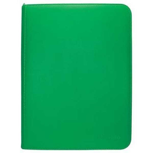 Vivid 9-Pocket Zippered PRO-Binder - Green 74427159016