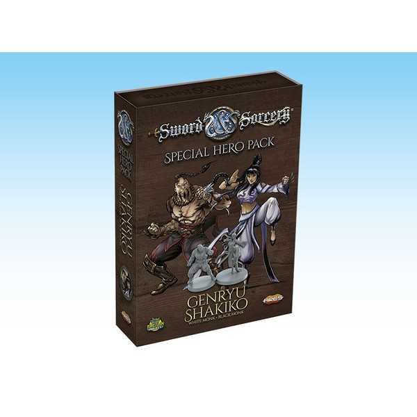 White/Black Monk (Genryu/Shakiko) Hero Pack: Sword & Sorcery 8054181514896