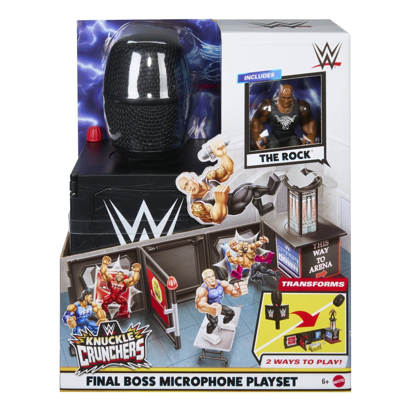 WWE Knuckle Crunchers Microphone Playset