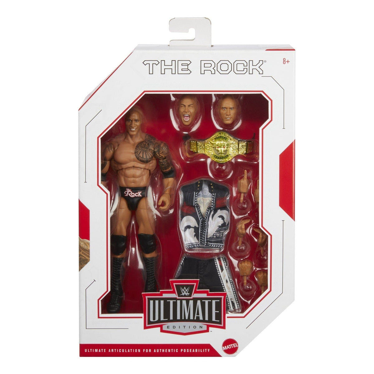 WWE Ultimate Edition Wave 25 The Rock Action Figure 194735271924