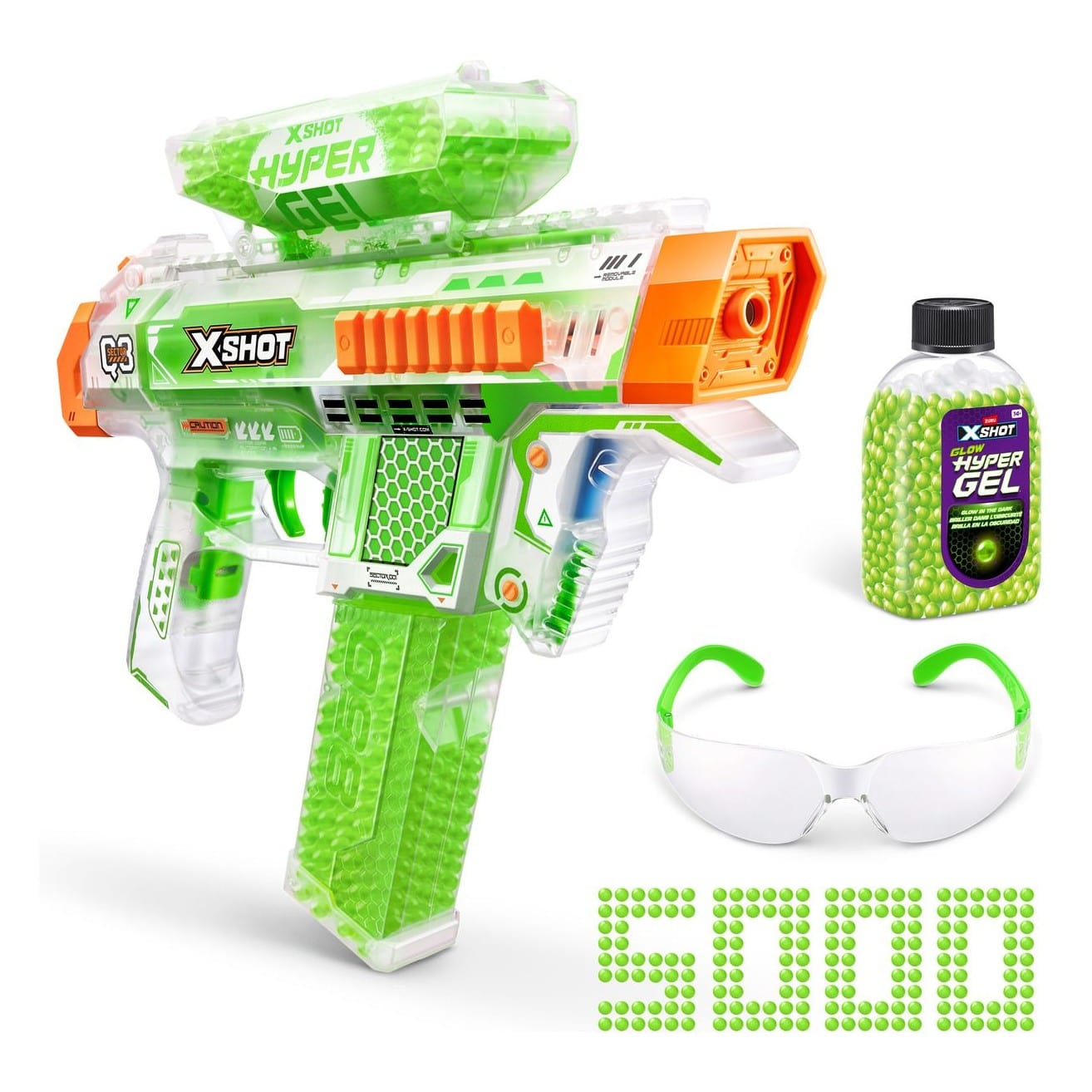 * XShot Hyper Gel Glow in the Dark S1 Medium