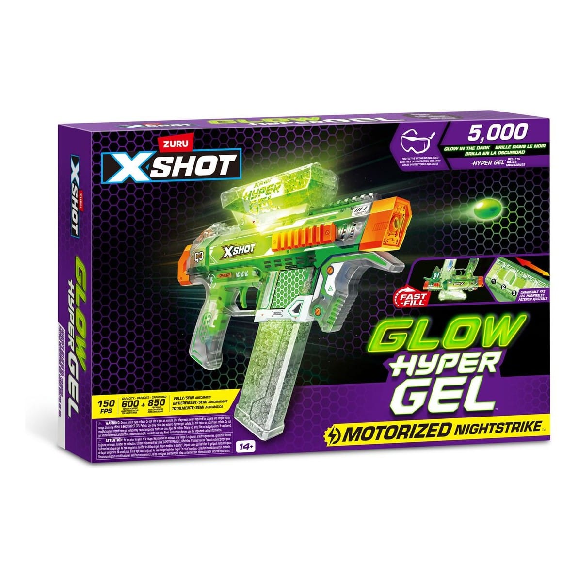 * XShot Hyper Gel Glow in the Dark S1 Medium