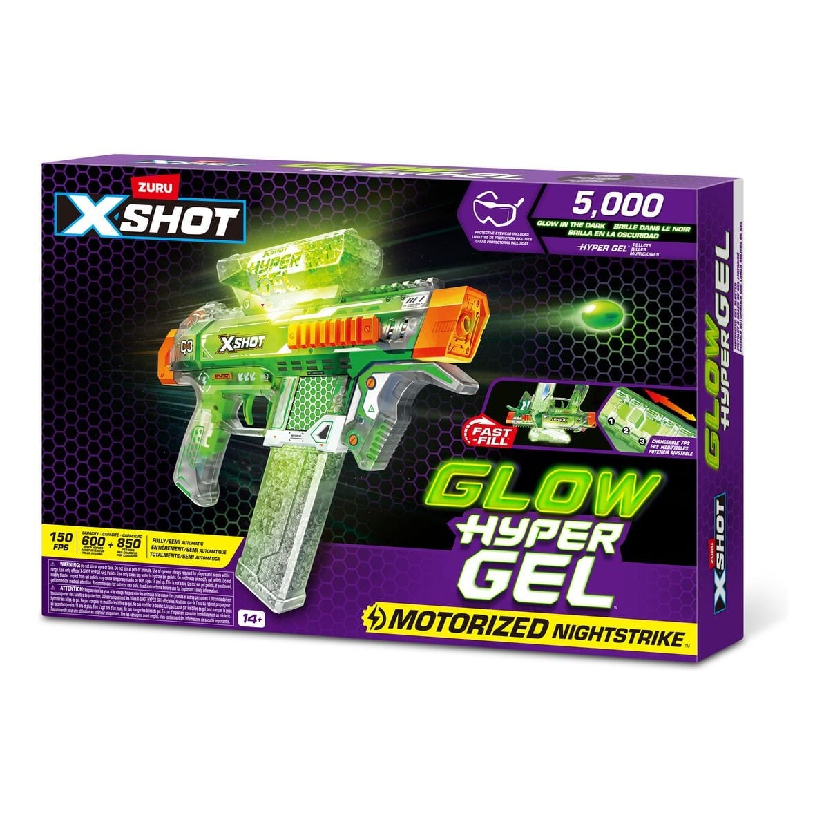 * XShot Hyper Gel Glow in the Dark S1 Medium