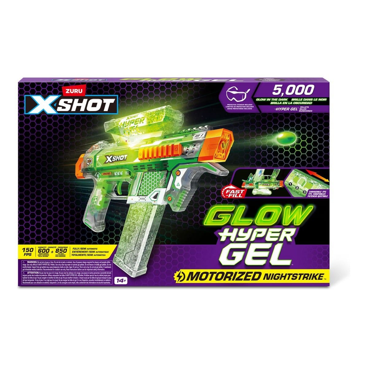 * XShot Hyper Gel Glow in the Dark S1 Medium