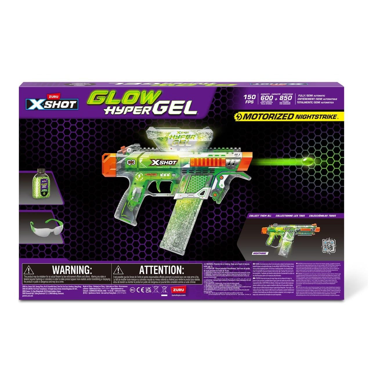 * XShot Hyper Gel Glow in the Dark S1 Medium