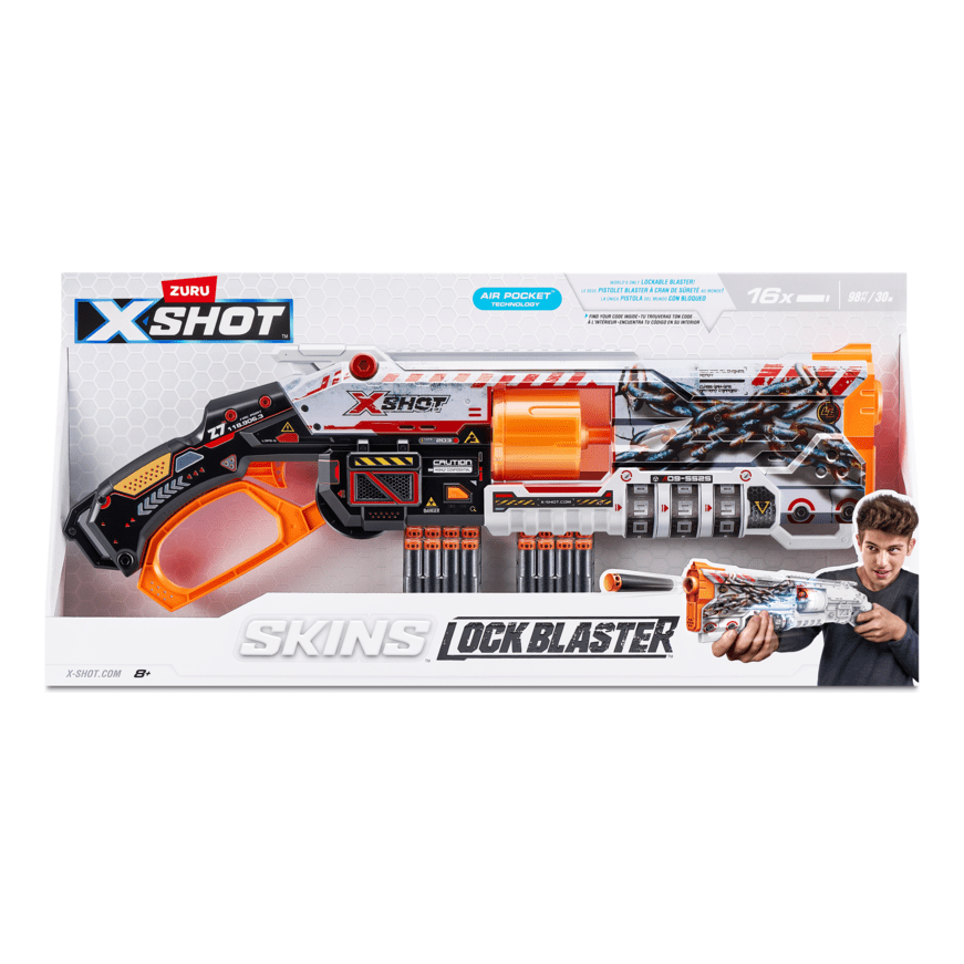 XShot Skins S1 Lock Gun (16 Darts) 193052050380