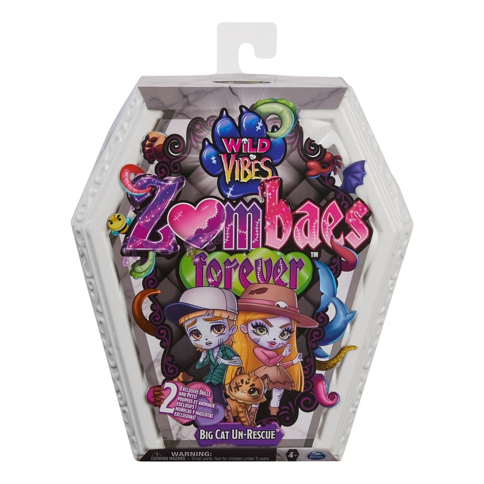 Zombaes 2 Pack Doll Set - Big Cat Un-Rescue 778988432402