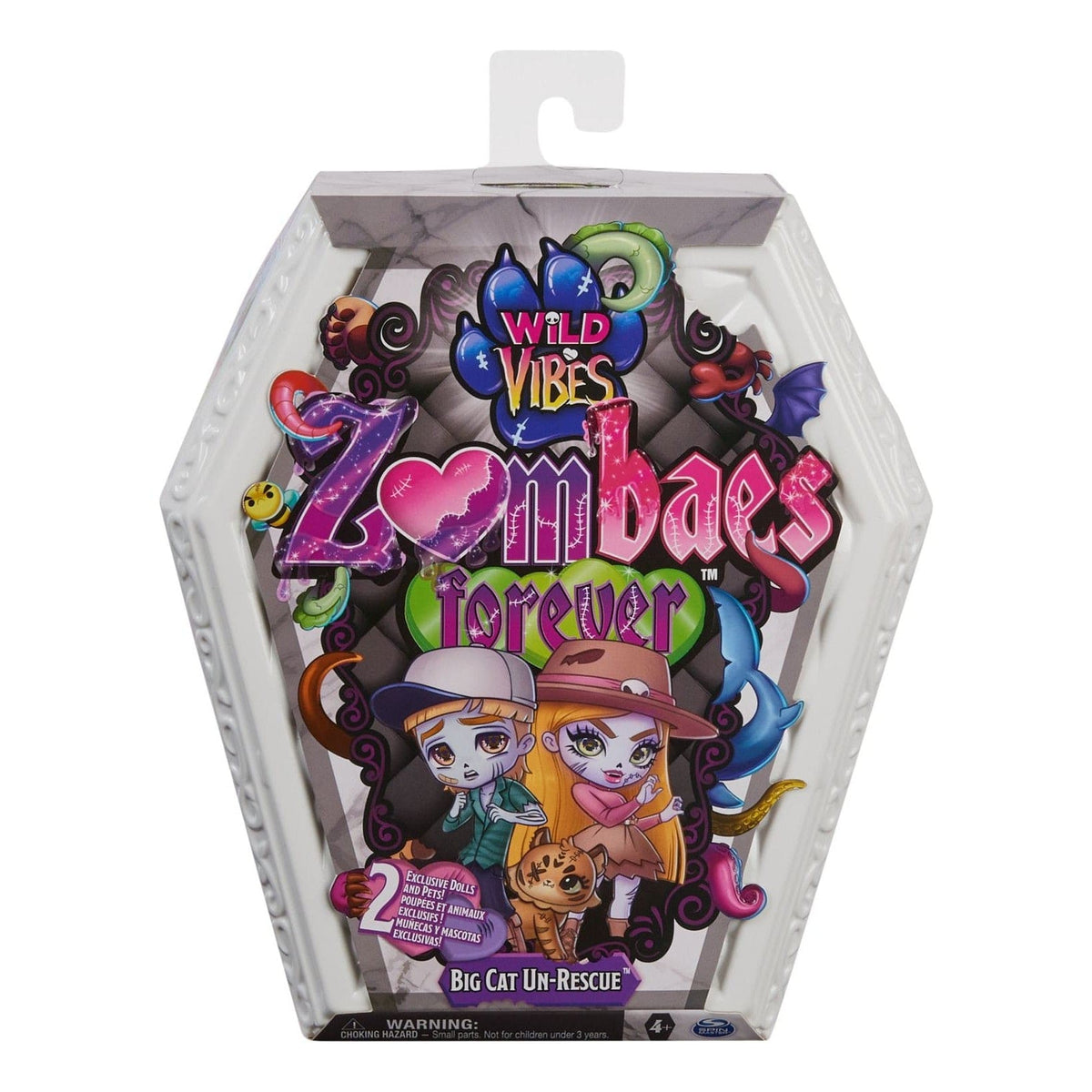 Zombaes 2 Pack Doll Set - Big Cat Un-Rescue 778988432402