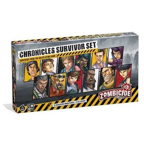 Zombicide 2nd Edition Chronicles Survivors Set 889696011442