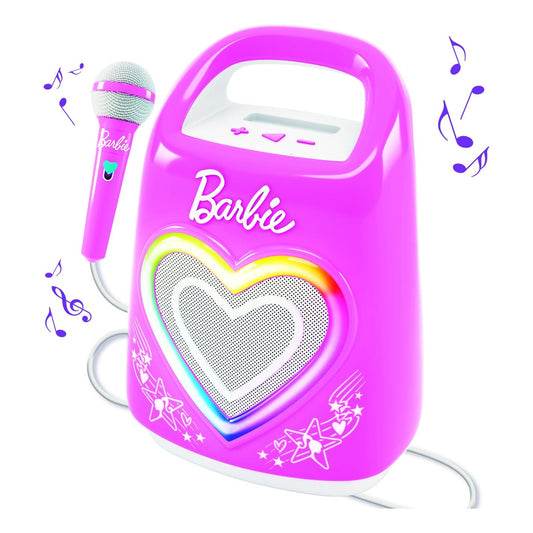 Barbie Karaoke Party Maker - Bluetooth Karaoke Speaker With Microphone For Singing To Your Favorite Tunes