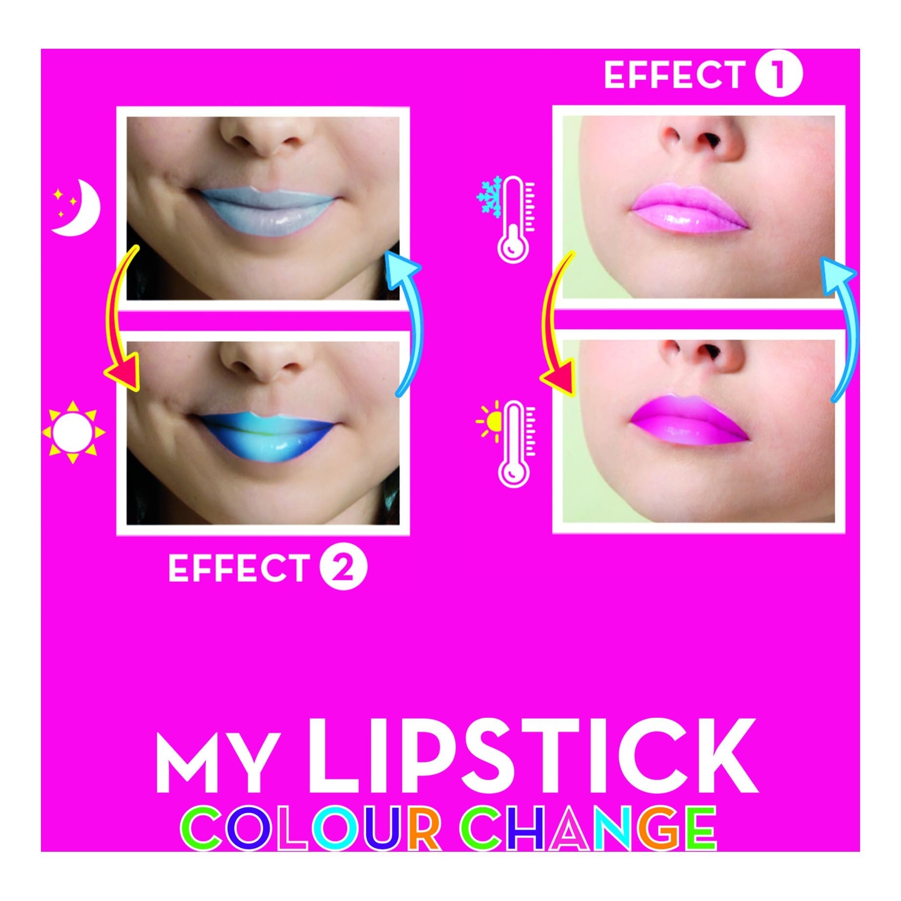 Barbie My Colour Change Lipstick - Thermochromic and Photochromatic Lip Colour Changes With Temperature and Sunlight