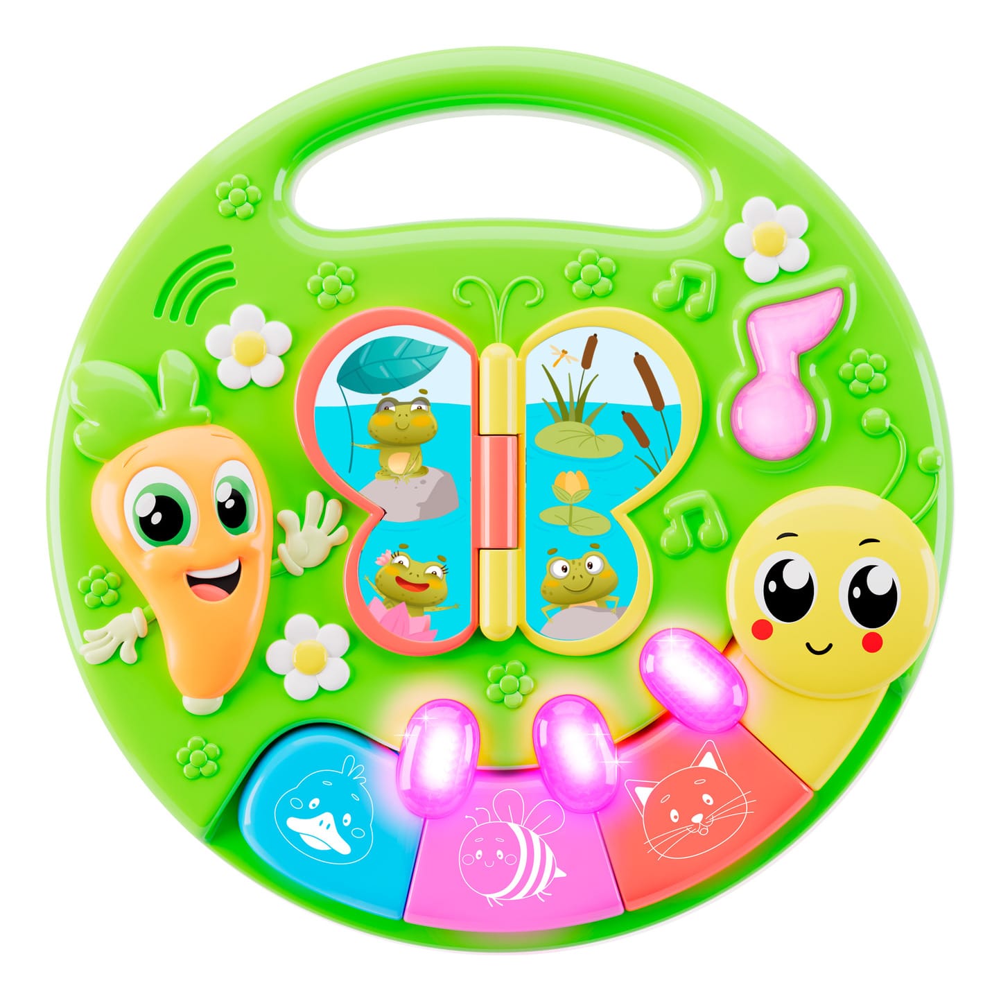 Lisciani Baby Animals Electronic Play Table - Colorful Multi Activity Table With Animal Sounds And Nursery Rhymes