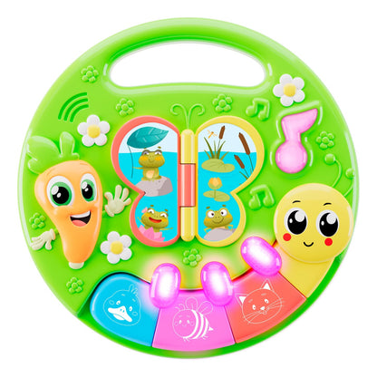Lisciani Baby Animals Electronic Play Table - Colorful Multi Activity Table With Animal Sounds And Nursery Rhymes