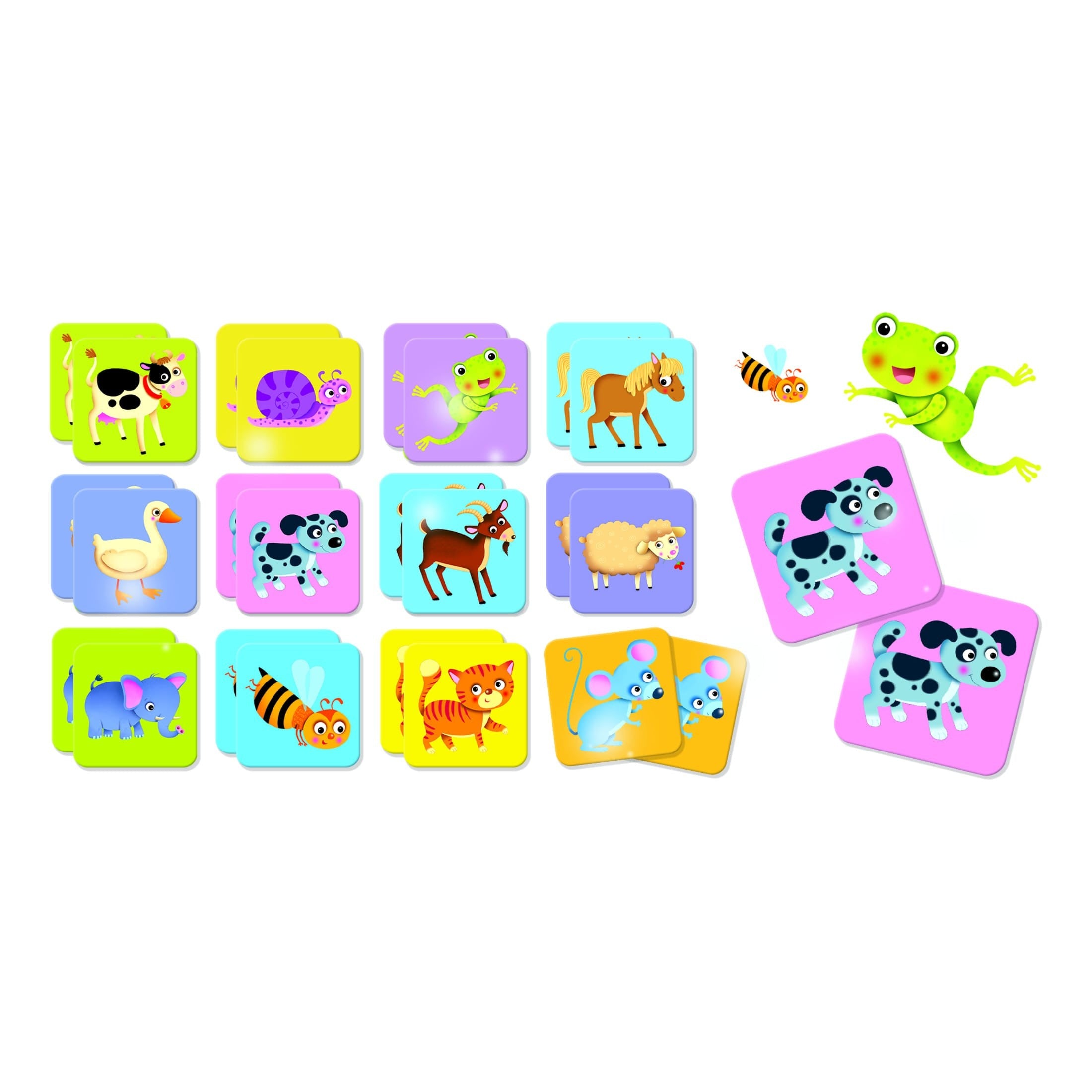 Lisciani Baby Memo Animals - Memory Matching Game To Boost Attention And Concentration For Kids