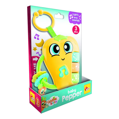 Lisciani Baby Pepper Teething Ring Toy With Soothing Melodies To Calm Your Baby Tonight