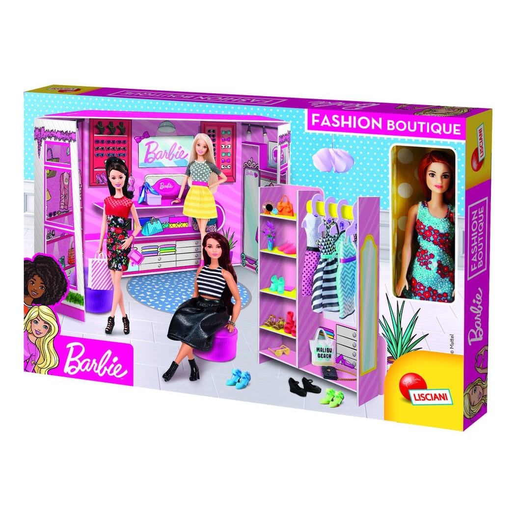 Lisciani Barbie Fashion Boutique With Doll - Includes Doll For Instant Styling Fun 8008324076918