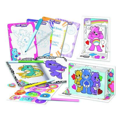 Lisciani Care Bears Colouring And Drawing Backpack - On The Go Art Kit For Kids Everywhere
