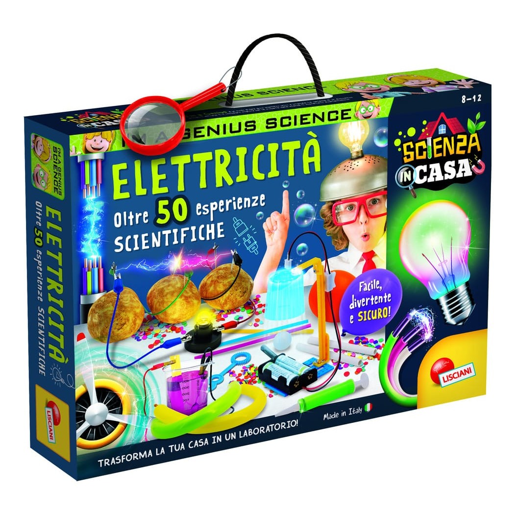 Lisciani I'm A Genius Electricity Science Kit - Discover How Electricity Works With Everyday Objects