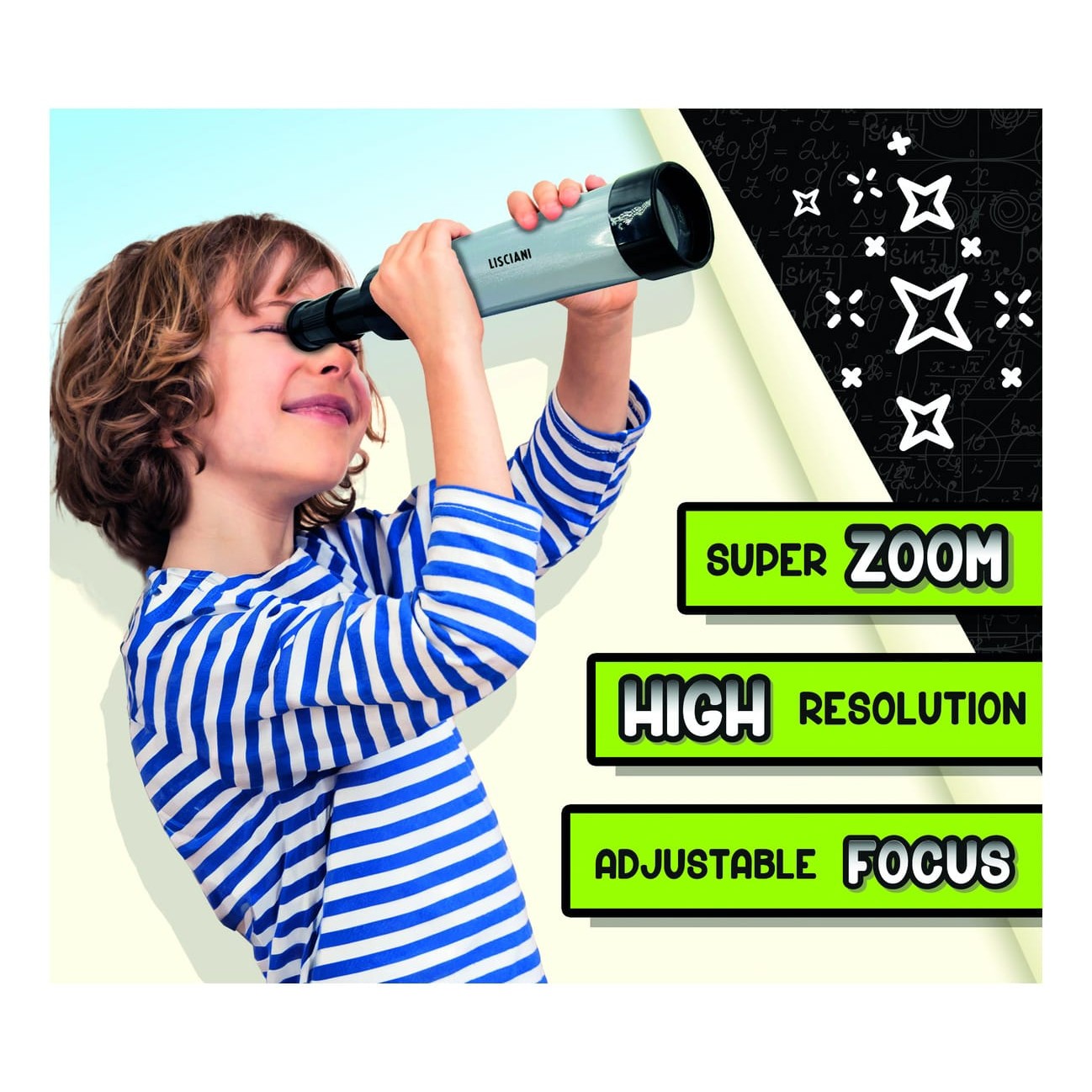 Lisciani I'm A Genius Mini Telescope - Small Lightweight Telescope For Young Curious Explorers