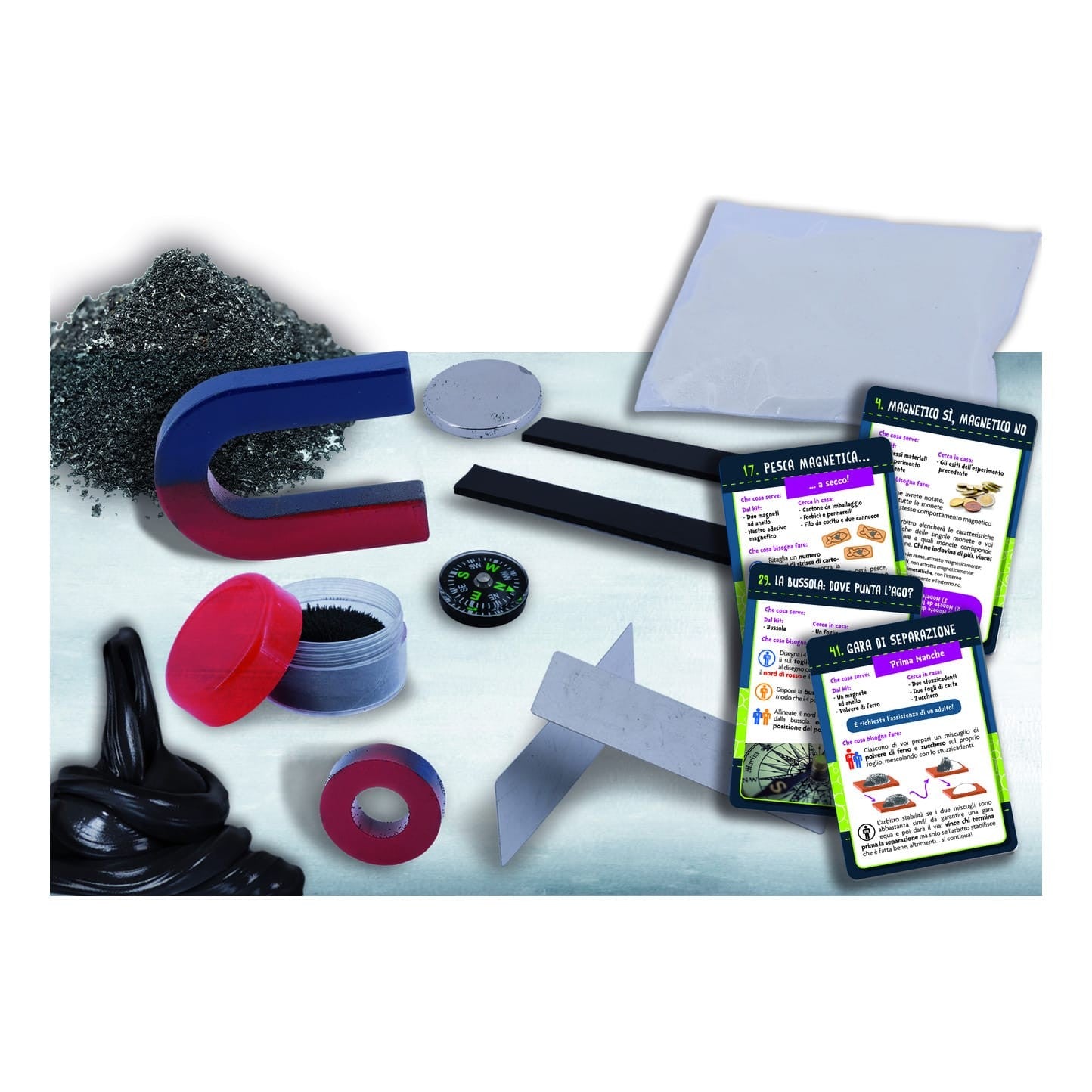 Lisciani Im A Genius Magnetic Science Kit - Learn Magnetic Fields With Everyday Objects