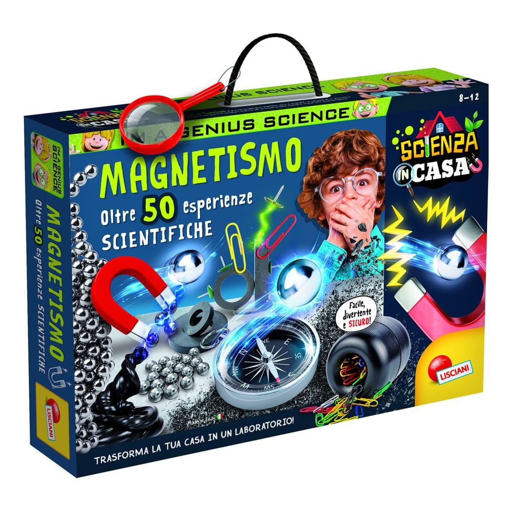 Lisciani Im A Genius Magnetic Science Kit - Learn Magnetic Fields With Everyday Objects