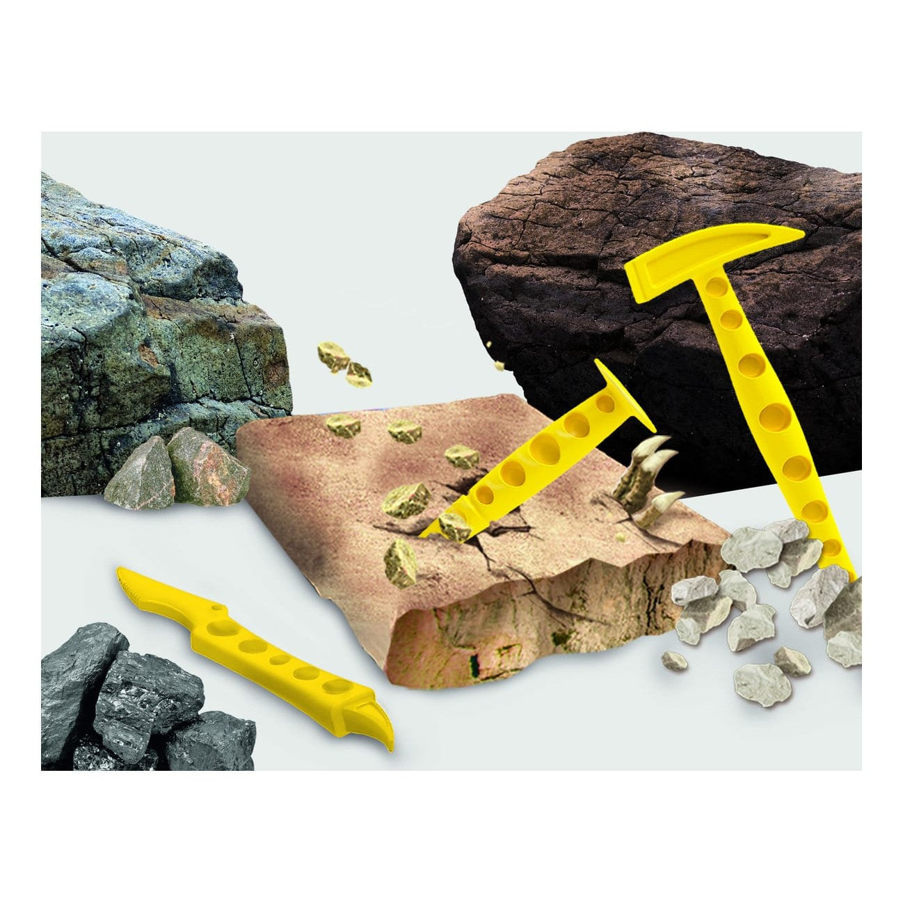 Lisciani Im A Genius Mammoth Super Kit - Excavate And Assemble A Realistic Mammoth Skeleton With Poster
