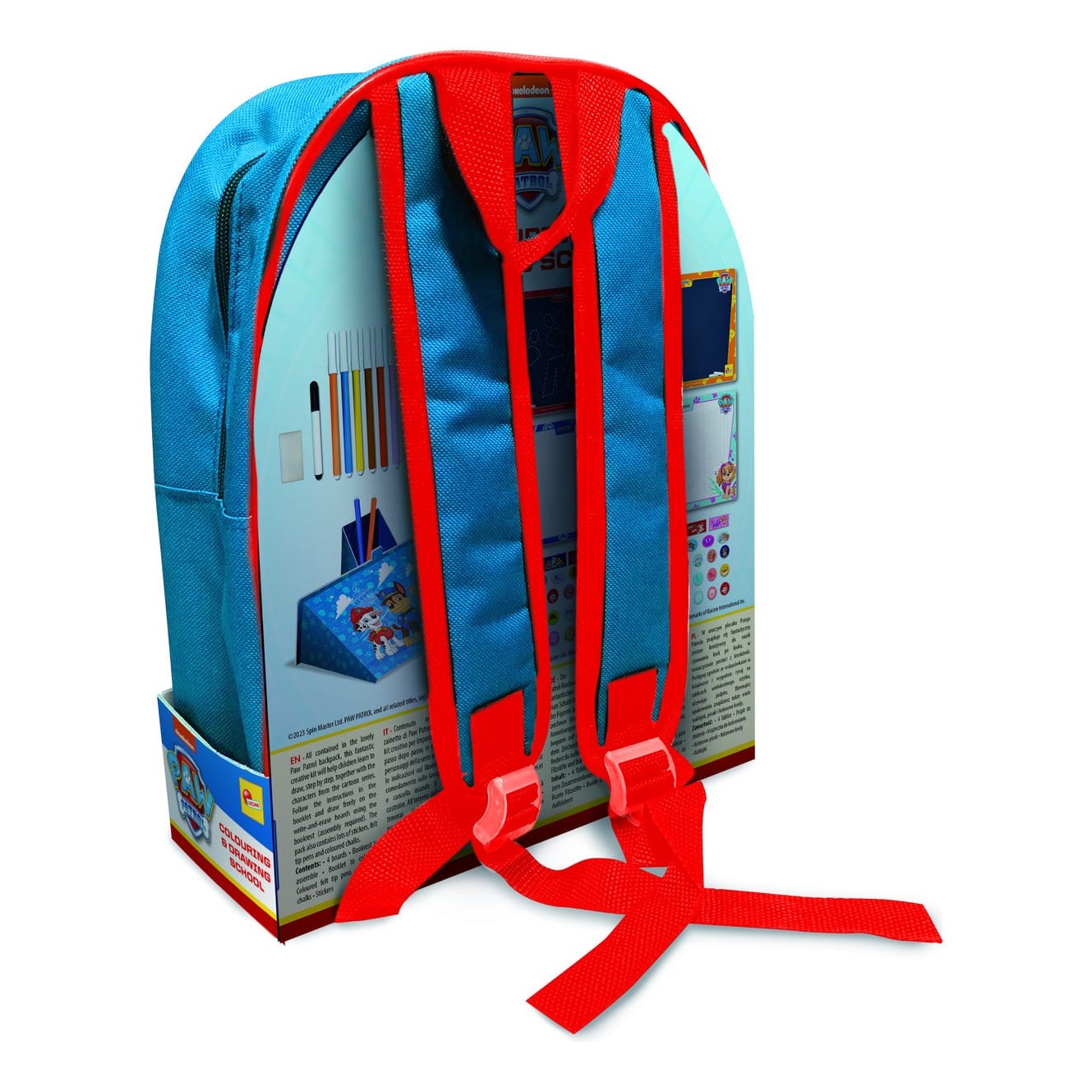 Lisciani Paw Patrol Colouring and Drawing Backpack - Learn to Draw Paw Patrol Characters Step by Step