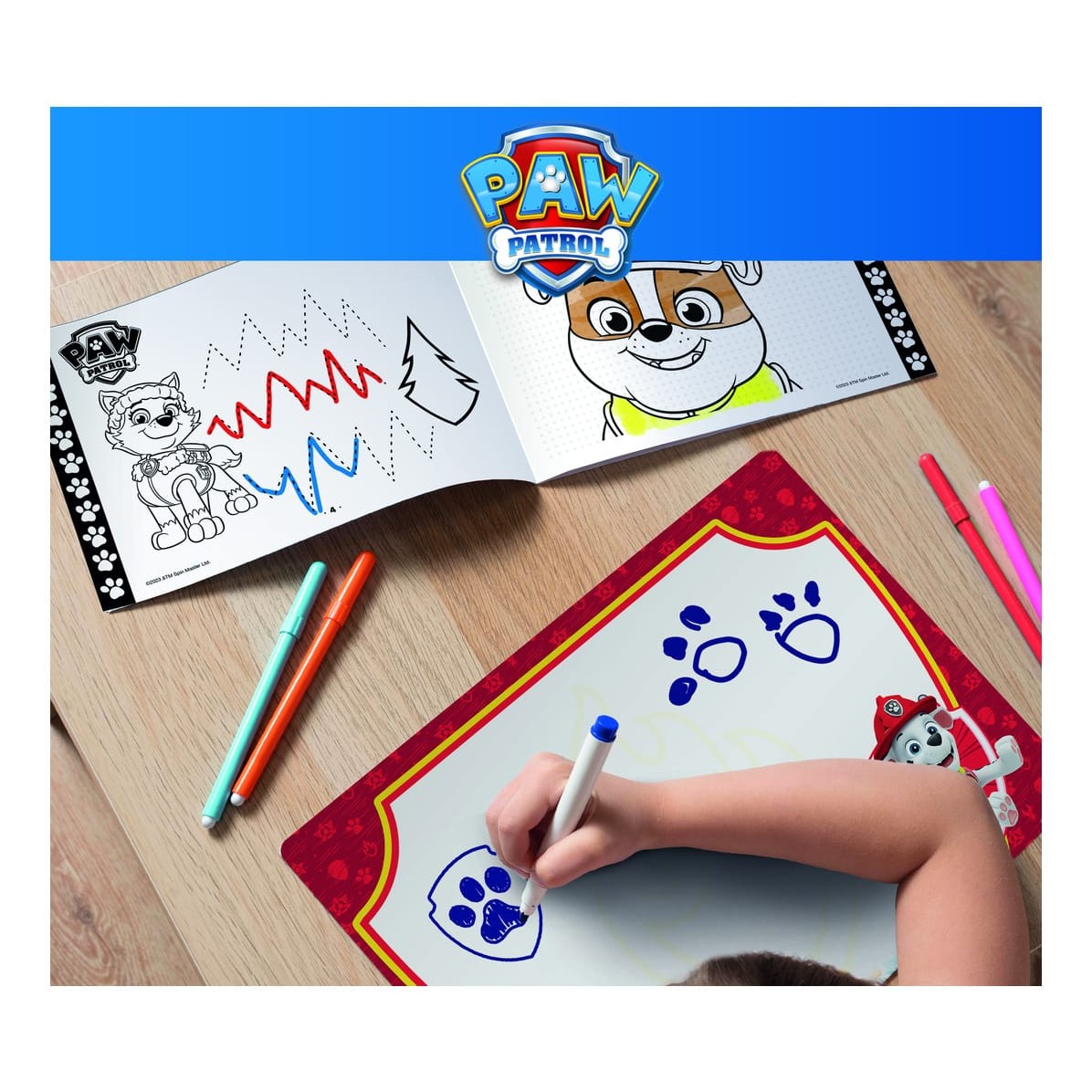 Lisciani Paw Patrol Drawing School - Learn Step by Step Drawings of Paw Patrol Characters With Progressive Difficulty