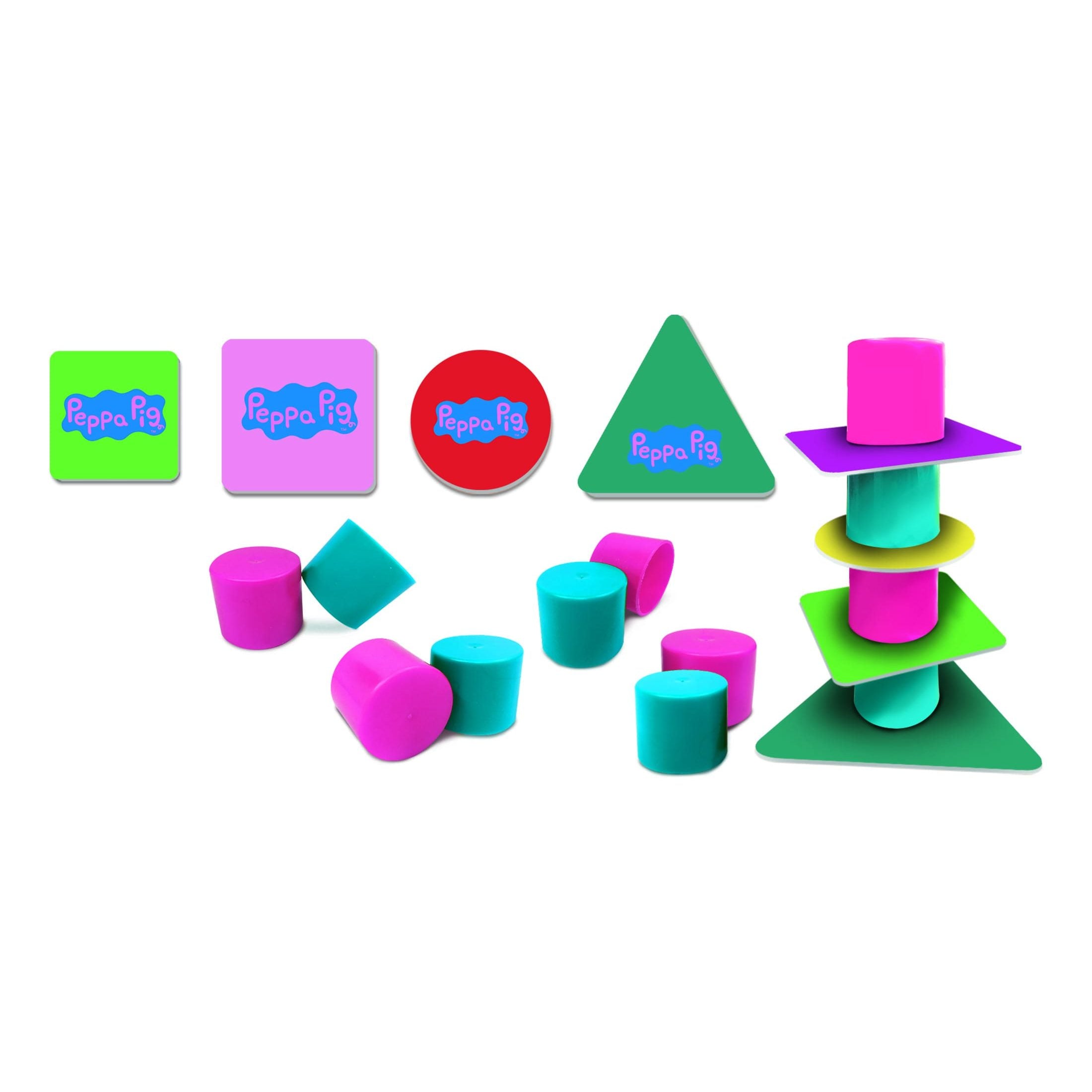 Lisciani Peppa Pig Edu Games - Interlocking Self-Correcting Activities That Build Logic Memory And Imagination 8008324086429