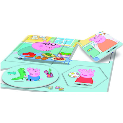 Lisciani Peppa Pig Edu Games - Interlocking Self-Correcting Activities That Build Logic Memory And Imagination 8008324086429