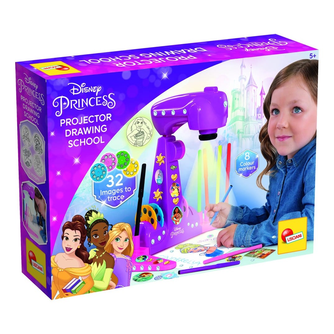 Lisciani Princess Drawing Projector - Learn to Trace and Color Your Favorite Princesses With LED Projection