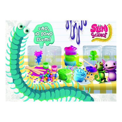 Lisciani Slumi Science 2in1 - Complete 2in1 Slime and Squish Kit with Accessories