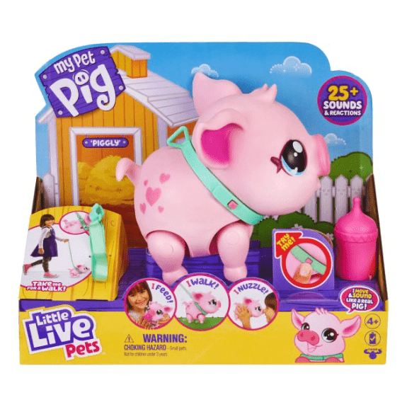 Little Live Pets: Piggly My Pet Pig 630996263662