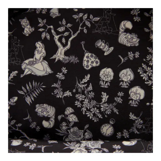 Loungefly - Alice in Wonderland Floral Mini Backpack 671803583030
