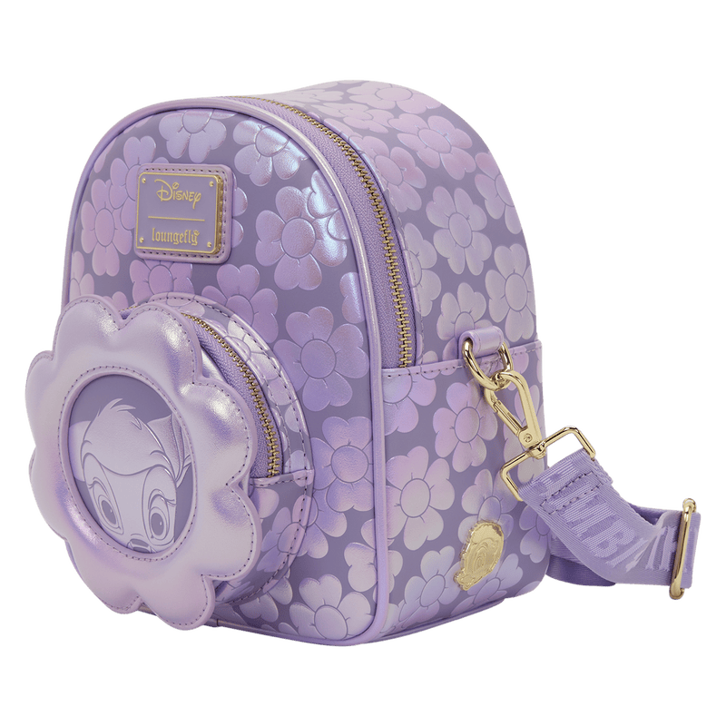 Loungefly - Bambi Iridescent Convertible Mini Backpack & Crossbody Bag 671803579637