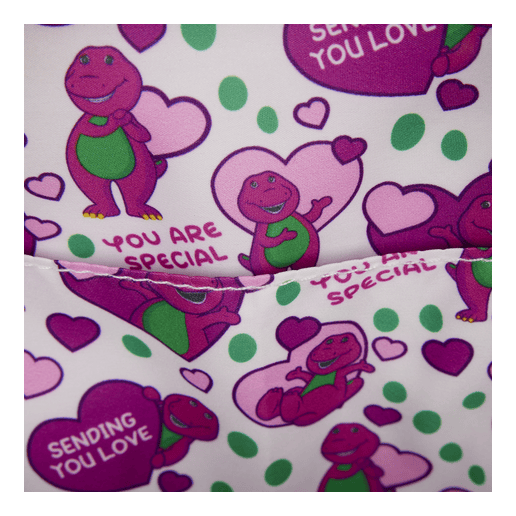 Loungefly - Barney Dinosaur Theme Mini Backpack Officially Licensed Collectible For Kids