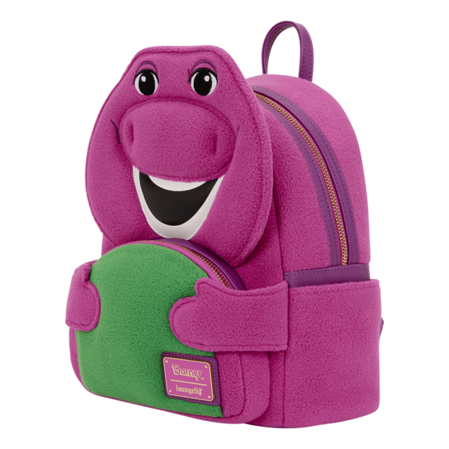 Loungefly - Barney Dinosaur Theme Mini Backpack Officially Licensed Collectible For Kids