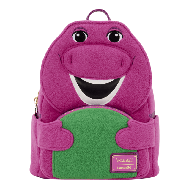 Loungefly - Barney Dinosaur Theme Mini Backpack Officially Licensed Collectible For Kids